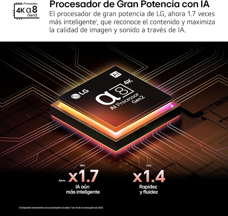 85QNED93A6A - TV de 85", 4K QNED EVO, Smart TV, WebOS 25, processador potente e inteligente, MiniLED AI, Super Upscaling, Dolby Vision e Atmos, Alexa/Google Assistant, Preto