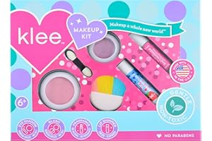 LUNASTAR Luna Star Klee Mineral Makeup Kit. Gentle and Non-Toxic. Kid-Friendly. Made in USA. (Swirl of Glee)