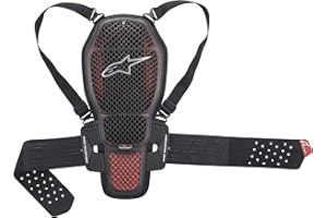 Alpinestars Nucleon KR-1 Cell Men's Off-Road Motorcycle Back Protector - Red/Black/Large