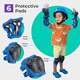 Niftii Kids Helmet and Pads Set Adjustable Multi-Sport Blue view 7
