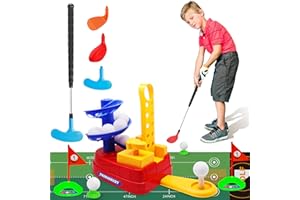 JOINBO Kids-Golf-Clubs,Right Hand Toddler Golf Clubs Toys Sports Outdoor Toys,Training Golf Balls & Club Equipment, Birthday Gifts for Boys Girls Ages 3 4 5 6 7 8 9 10 11 12 Year Olds