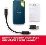 SanDisk Extreme Portable SSD 8TB USB-C NVMe IP65 1050MB/s Read 1000MB/s Write view 3