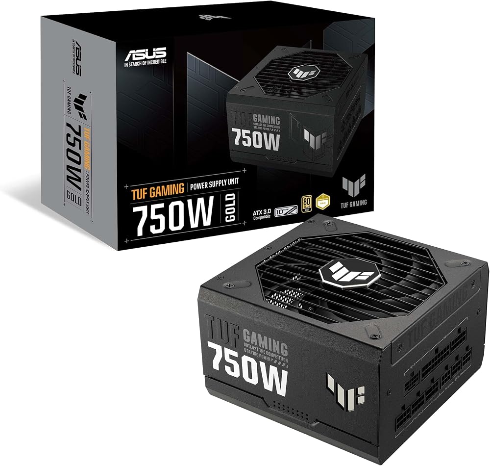 ASUS TUF Gaming 750W Gold Fully Modular Power Supply ATX 3.1
