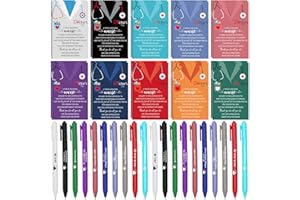 20 Sets Nurse Appreciation Gifts Nursing Notebooks with Ballpoint Pens Inspirational Notepads Journals Nurse Week Gifts Nursi