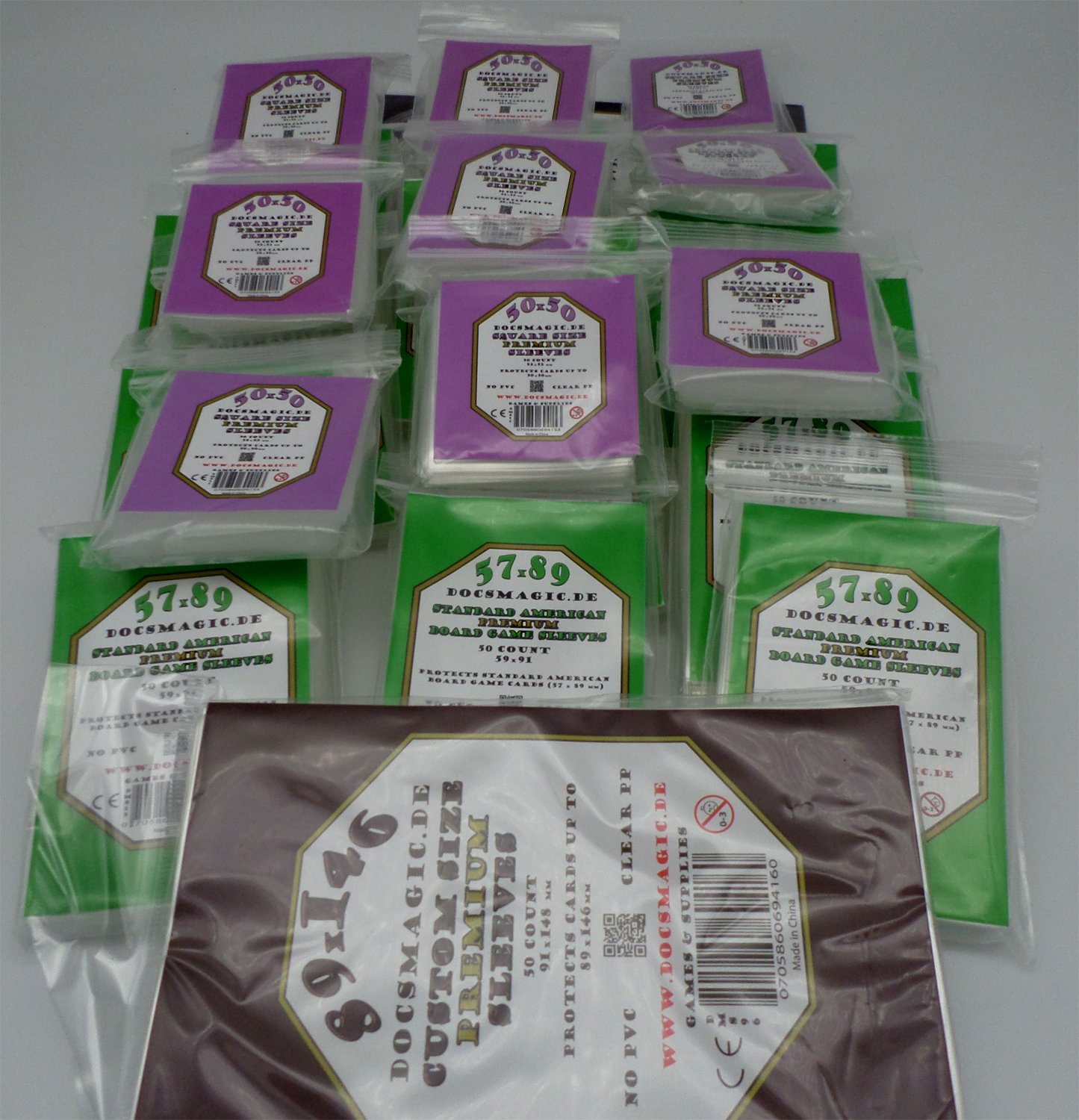 docsmagic.de Kingdom Death: Monster Premium Card Sleeves Bundle 1250 Pieces - 25 Packs