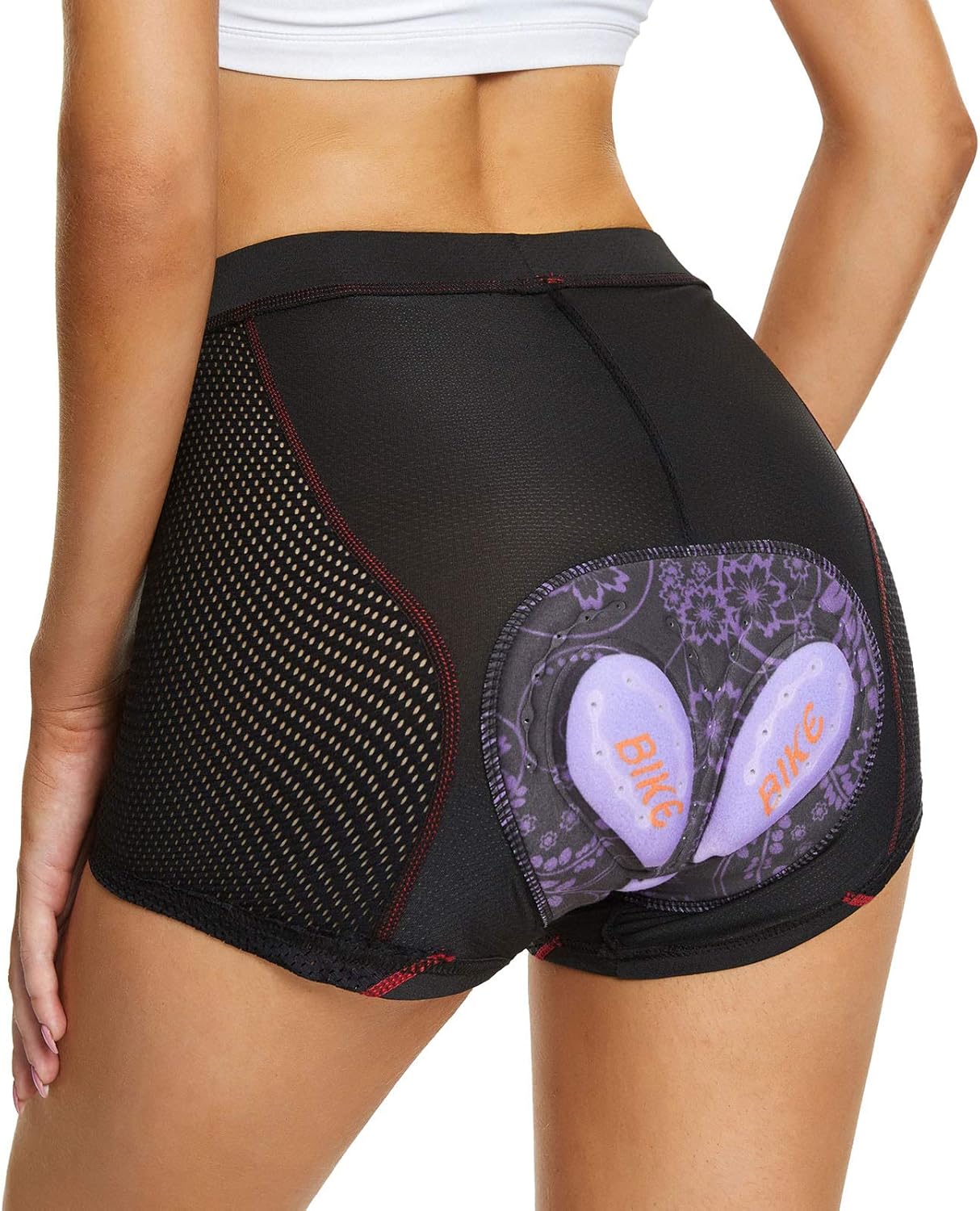 Women’s Cycling Underwear, Bike Shorts 4D Gel Padded Breathable Cycle Riding Biking Undershorts: Clothing