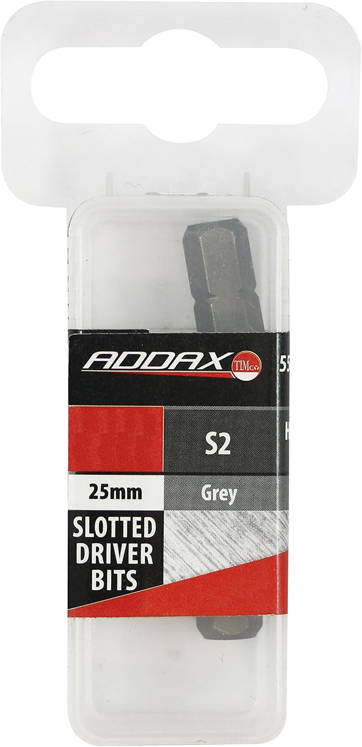 TIMCO 6010SL25GB Slotted 6.0 x 1.0 Driver Bit 25mm - Grey (Pack of 2) - Image 3