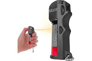 Mace Pepper Spray - Maximum Police Strength OC with UV Dye, Fast Flip Top or Twist Lock Models, Up to 12 Feet Range, Compact Self Defense Spray for Women & Men
