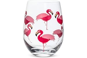 Abbott Collection Home 27-Flamingo-SG Abbott Collection Flamingo Stemless Goblet