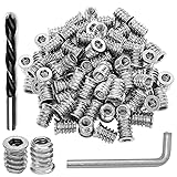 Wadayu Threaded Inserts for Wood, Screw in Nut