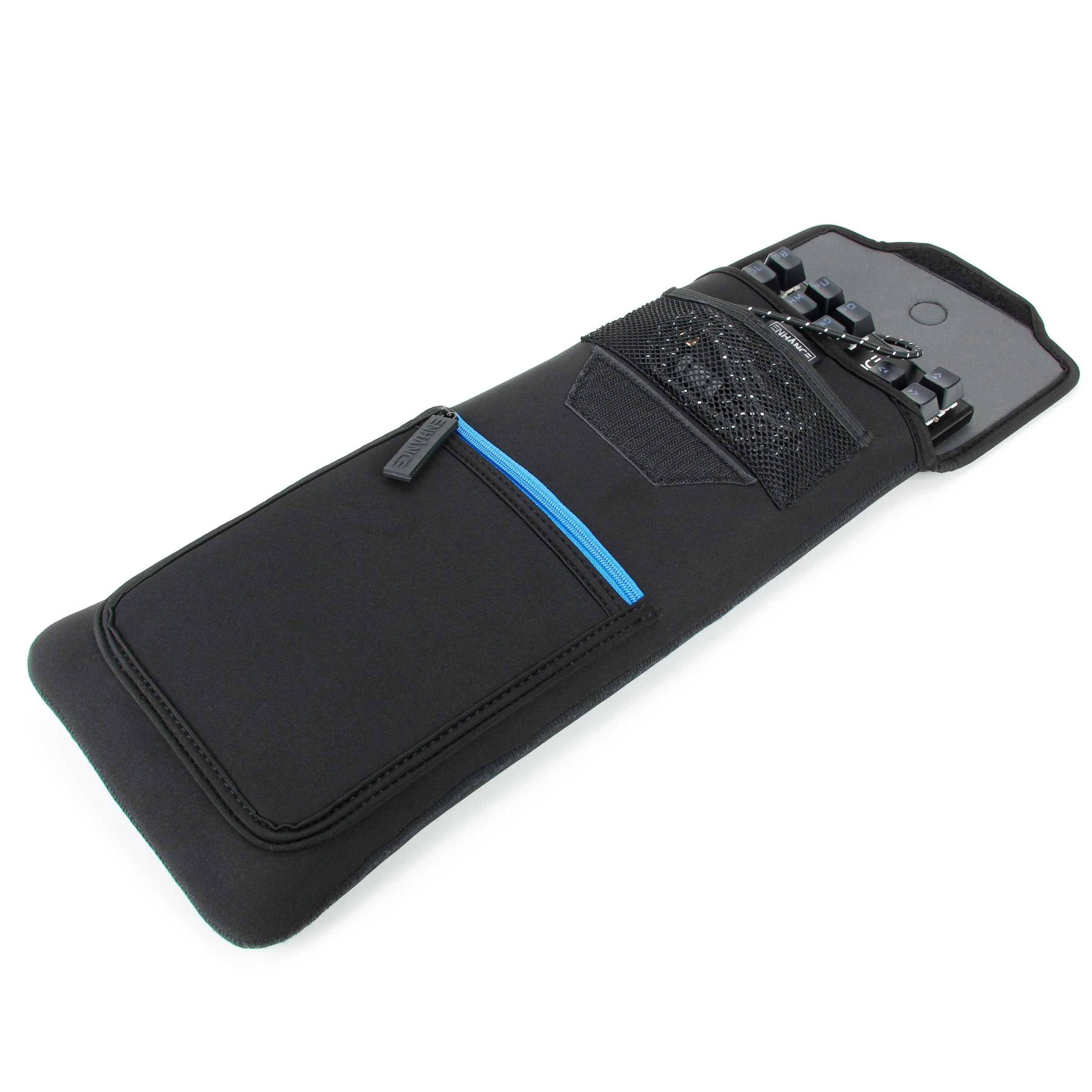 ENHANCE Keyboard Sleeve Travel Case for TKL Gaming Keyboards (15