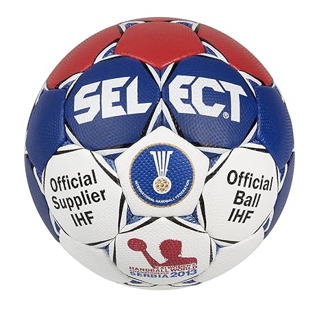 Select - Pelota de balonmano de competición weiß/rot/blau Talla:2 ...