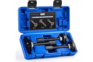 Orion Motor Tech Rear Axle Bearing Puller Tool Set, Rear Axle Bearing Remover Set, Rear Axle Bearing Removal Tool Kit with 3 Sizes 1-1/4 to 1-7/8, 1-5/16 to 2-3/8, & 1-3/8 to 2-7/8