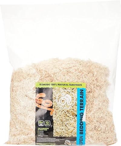 Komodo Aspen Bed Terrain 12 Litre Snake Bedding