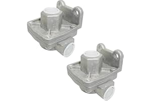 LNKVORX 229859 Quick Release Valve 2Pack - Compatible with Bendix 229859|Haldex 229859X|Midland KN32005|Mack 745229859 - QR-1 Air Brake Valve Replacement for HD Trucks and Trailers