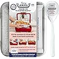 Fancy Panz Premium, Serving Tray for Food, Made in the USA Foil Pan Carrier, Stackable Aluminum Pan Holders, Travel Casserole Carrier, Marble