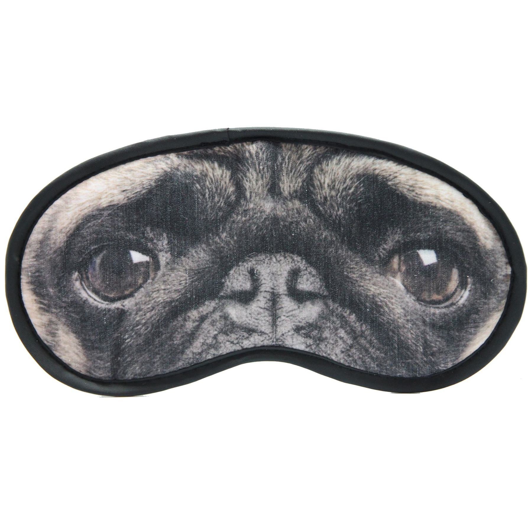 Pug Dog Eye Mask Comfortable Fun Travel Gift