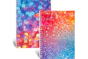 UFU 2 Pack Reusable Sticker Book Collecting Album, A5 Size with 32+32 Sheets Release Paper, Blank Sticker Storage Collection 