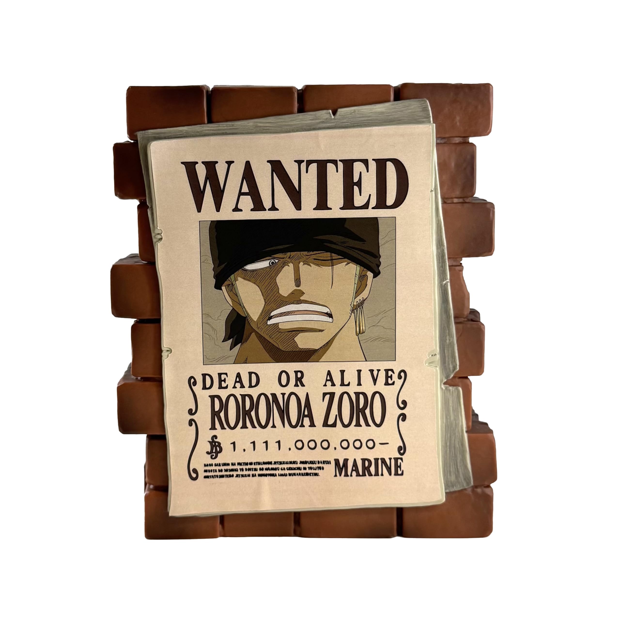 Plastoy - Money box One Piece : Wanted Zoro