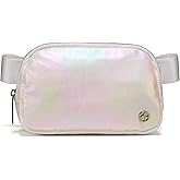 Pander Everywhere Belt Bag for Women, Fashion Waist Packs, Crossbody Bags with Adjustable Strap (Iridescent).