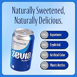 Zevia Zero Sugar Soda, Caffeine Free Cola, 12 oz