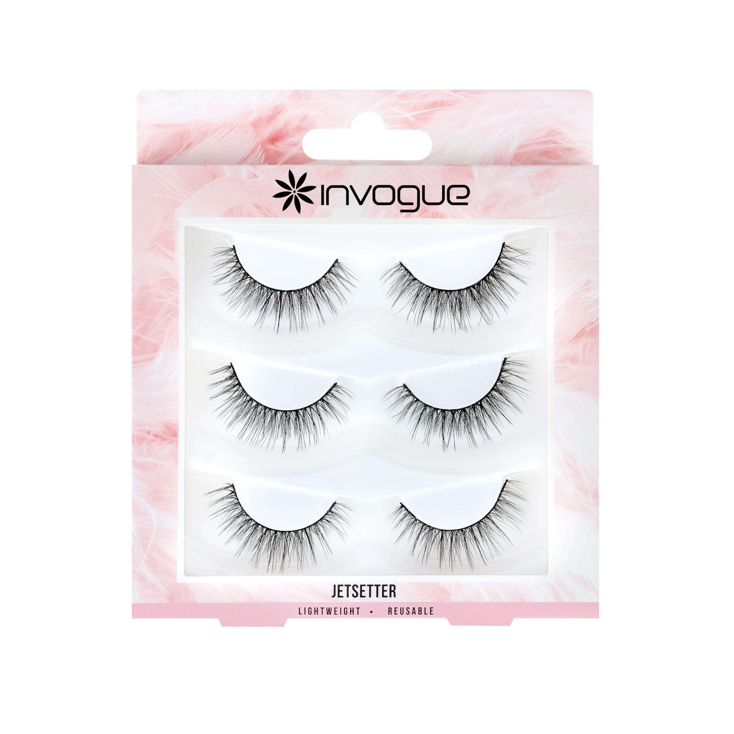 Invogue Multipack Lashes - Jet Setter Black