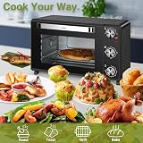 VonShef Mini Oven & Grill 30L 1600W Portable Electric Cooker view 5
