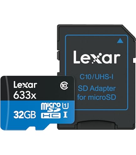 Amazon.com: Lexar High-Performance MicroSDHC 300x 16GB UHS-I/U1 w