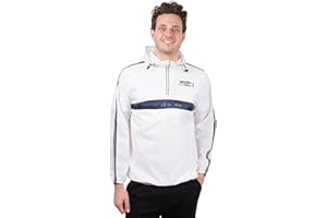Ultra Game NFL mens Quarter Zip Pullover Hoodie Packable Windbreaker Jacket
