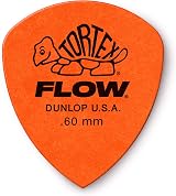 Dunlop Tortex Flow Picks .60mm Orange Set of 12
