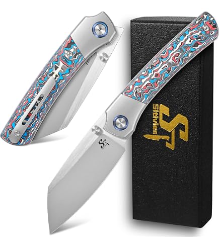Amazon.com: Sitivien ST991 Folding Knife, M390 Pearlescent