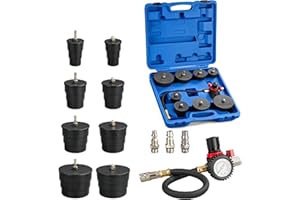 YSSNIUTOOL Turbo System Leakage Tester 1-3/8" to 3-1/2", Turbo Pressure Leakage Tester for Cooling Emissions Exhaust Pipes,Turbo Boost Leak Tester Set,1/4'' US Air Fitting