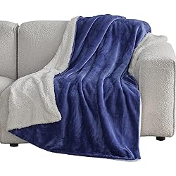 Bedsure Sherpa Fleece Throw Blanket for Couch