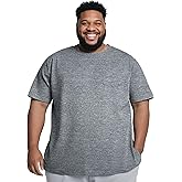 Yuyapu Big and Tall T-Shirts with Pocket for Men, 3XL-8XL Plus Size Basic Short Sleeve Casual Tees for Work Daily