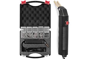 Nobrand Aulifants - Hot Stapler, Plastic Welder, Plastic Welding Kit, Plastic Welding Gun, for Plastic Repair Automotive Car Bumper, Kayak Repair with 205 Staples 50Watt