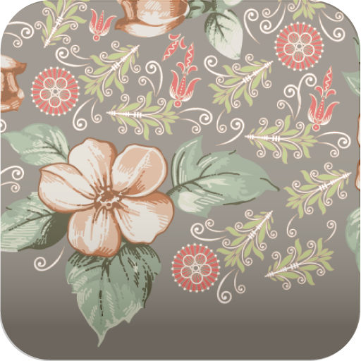 ビンテージ花柄模様壁紙 スマホ待ち受け壁紙 Amazon Co Jp Appstore For Android