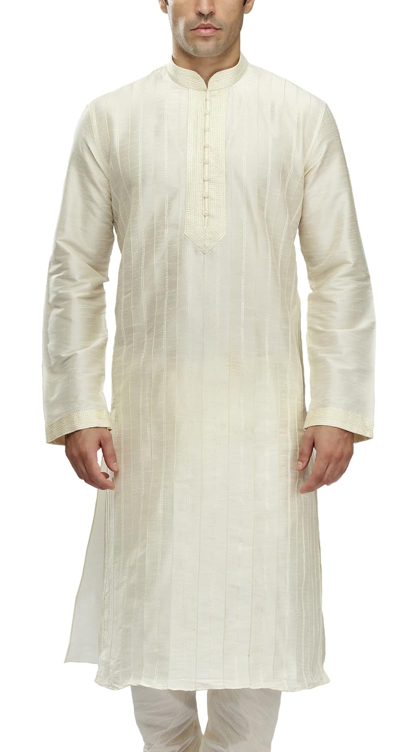 manyavar men's silk kurta churidar
