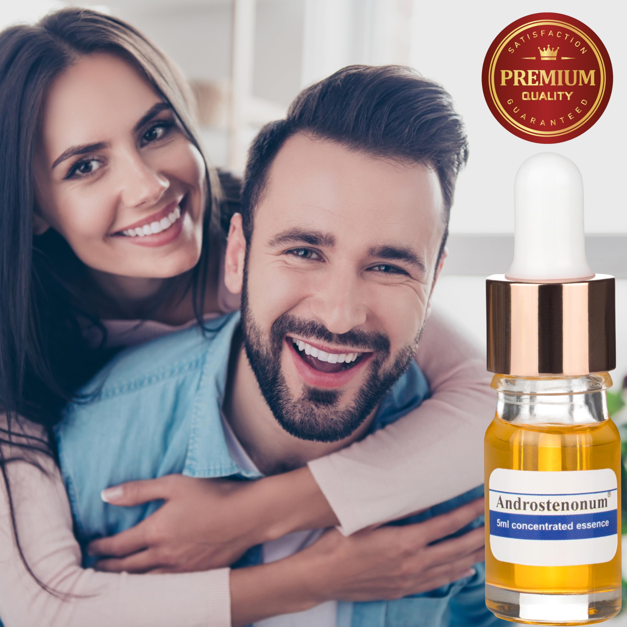 ANDROSTENONUM by Pherolec Global Male Pheromone Perfume Oil for Him Real Long-Lasting Original Best Men's Pheromones Cologne Essential Strong Spray Fragrance Essence Extra Strength Man 0.17 fl. oz