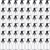 Nuenen 48 Pieces 8oz Foaming Pump Bottles Refillable Foaming Soap Dispensers Bulk Travel Hand Soap Pump Foam Dispenser Plastic Press Containers for Shampoo Bathroom Commercial(Black)