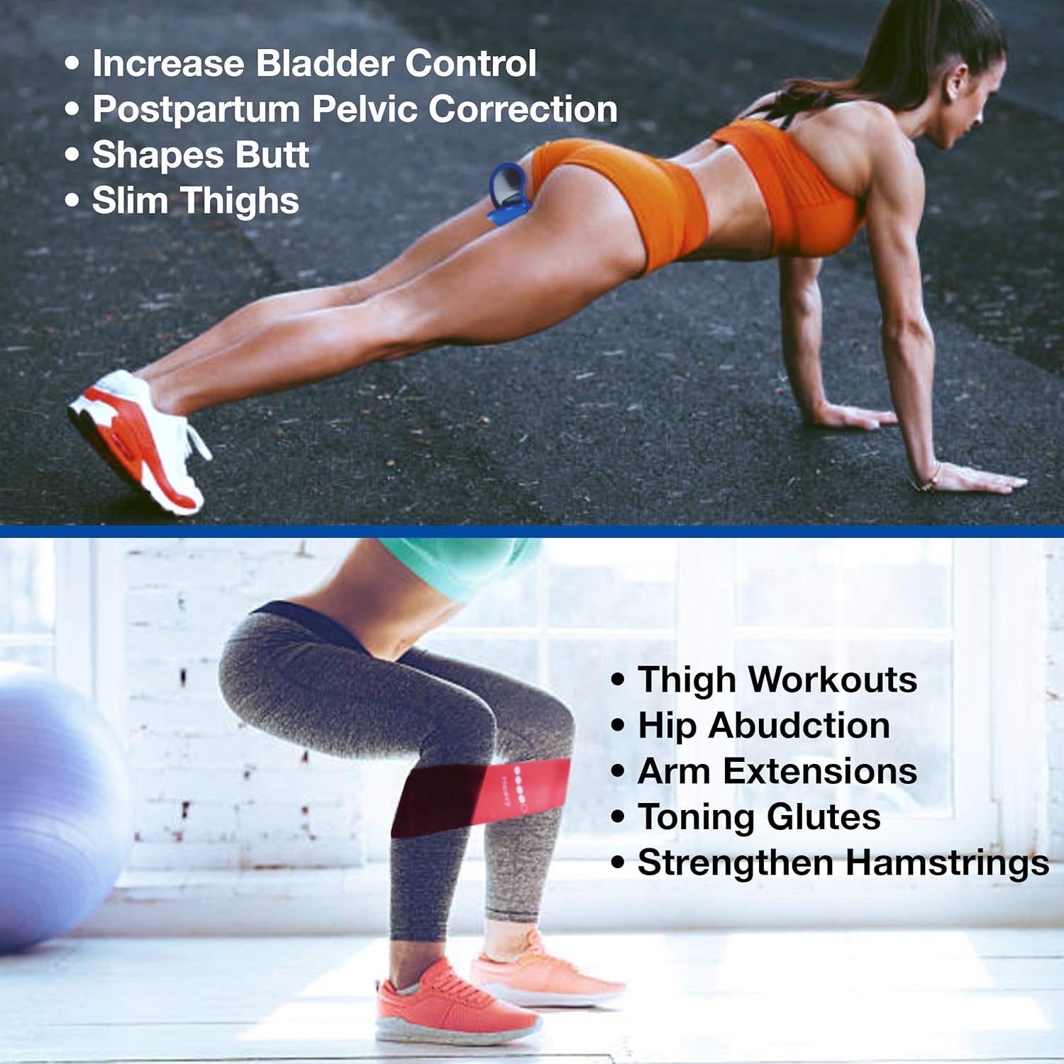 Sanson Kegel Exerciser Pelvic Floor Medical Muscle Trainer for Inner Thigh, Hip, Bottom: Beautiful Buttocks and Bladder Control Correction Device – Includes Heavy Duty Resistance Bands!: Health & Personal Care