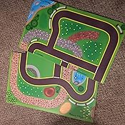Melissa & Doug Deluxe Activity Road Rug Play Set With 49 Wooden
