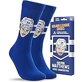 Major League Socks - NHL TORONTO MAPLE LEAFS Hockey Socks Adult Size, Ice Hockey Socks for Men and Women - Size 7-13