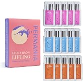 PERMANIA Eyelash Lift Kit 15 Pcs Separate Steps Lotion for Salon or at Home | Lotion for Lash Perm &amp; Brow Lamination Not Included Tools