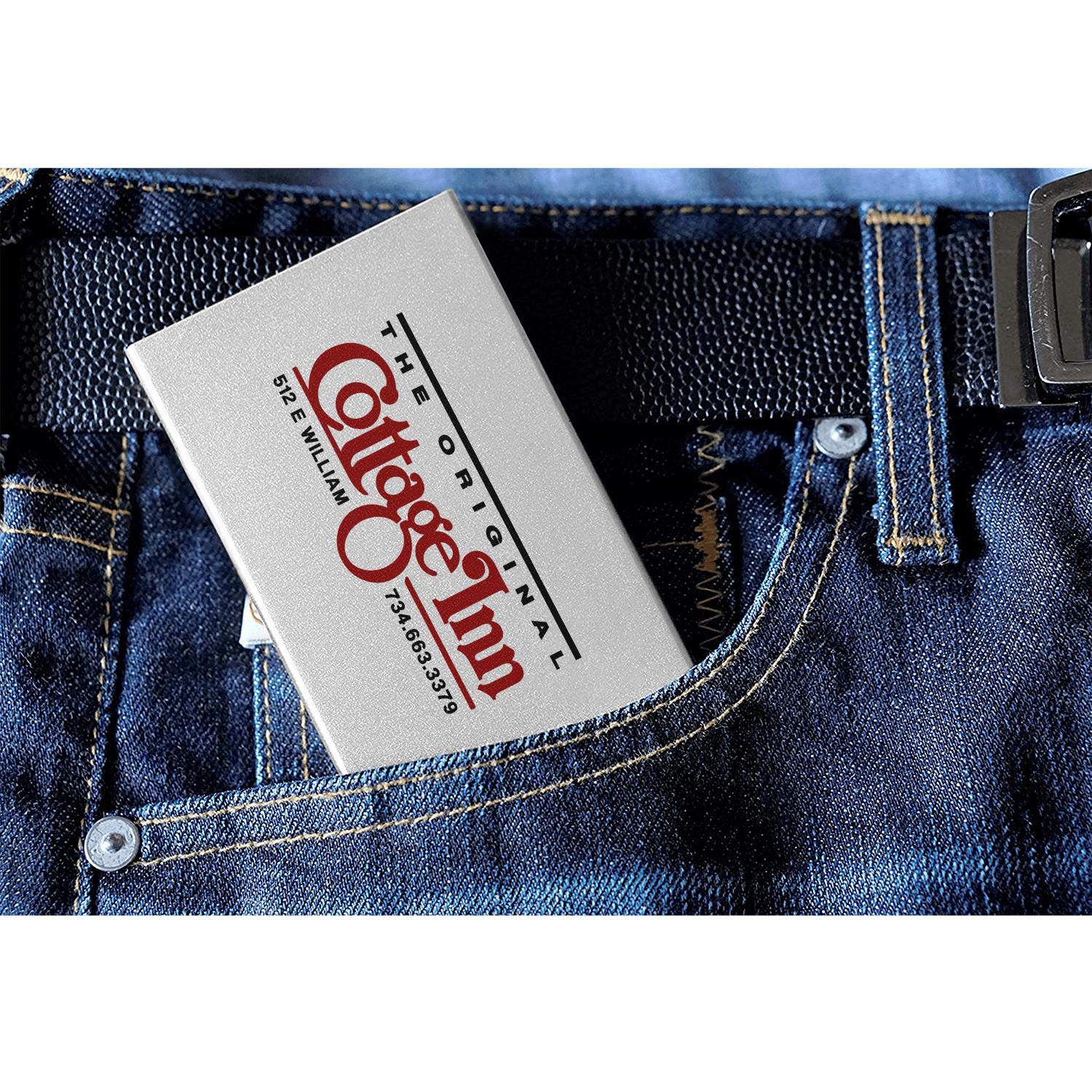Amazon Com Cottage Inn Pizza Logos Solid Structure Business Card