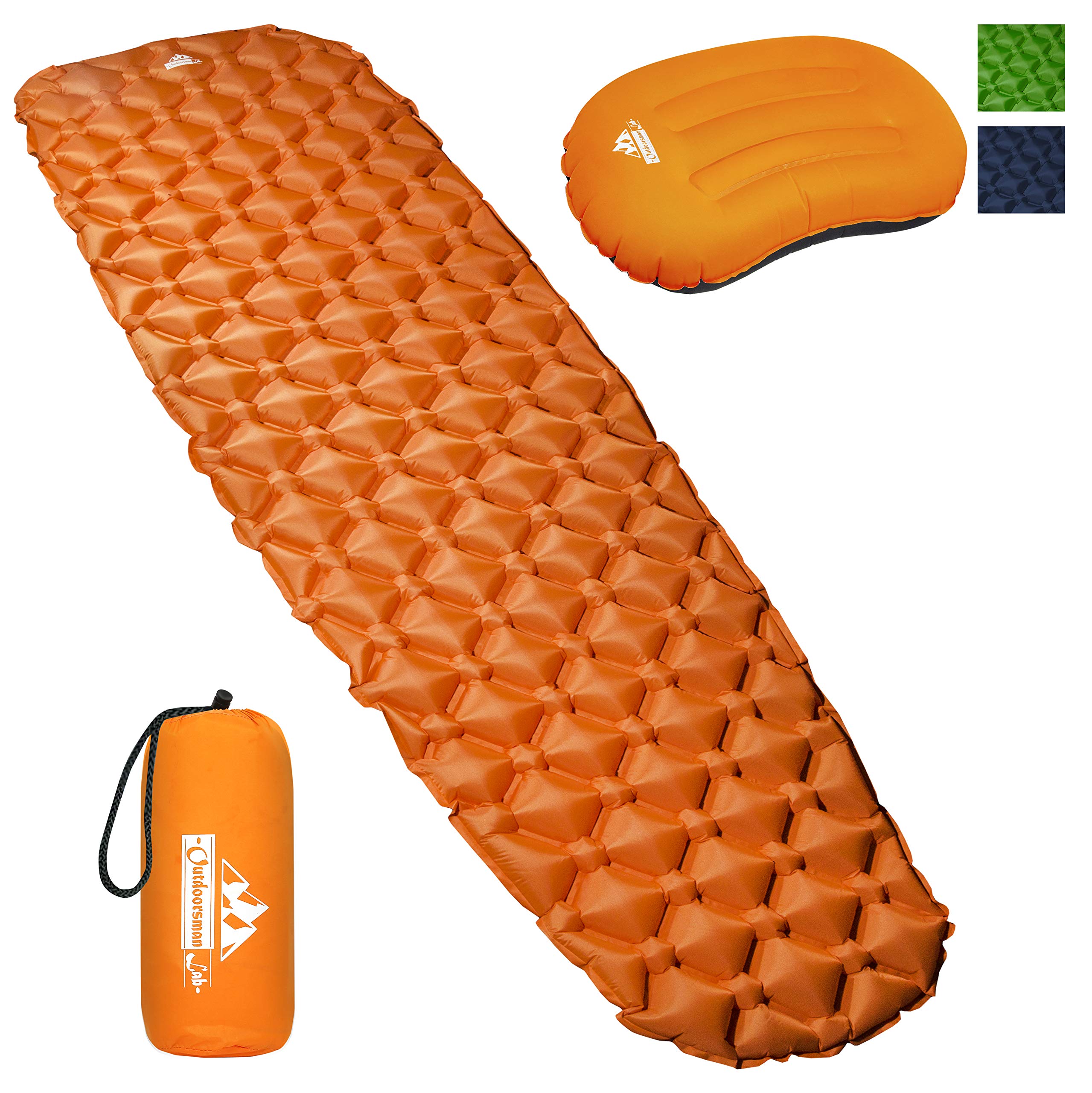 Outdoorsman Lab Camping Sleeping Pad Ultralight Inflatable Camping