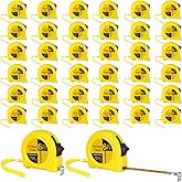 Xuhal 48 Pcs 6 ft Mini Tape Measure Bulk Measuring Tape Imperial and Metric Pocket Self Locking Easy to Read with Inches and Centimeters for Designer Decorator