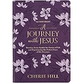 A Journey with Jesus 365 Devotions for Women, Purple Floral Faux Leather Flexcover