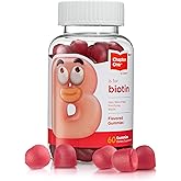 Zahler Chapter One Biotin Gummies, Hair Skin and Nails Fortifying Biotin, Certified Kosher, 60 Flavored Gummies