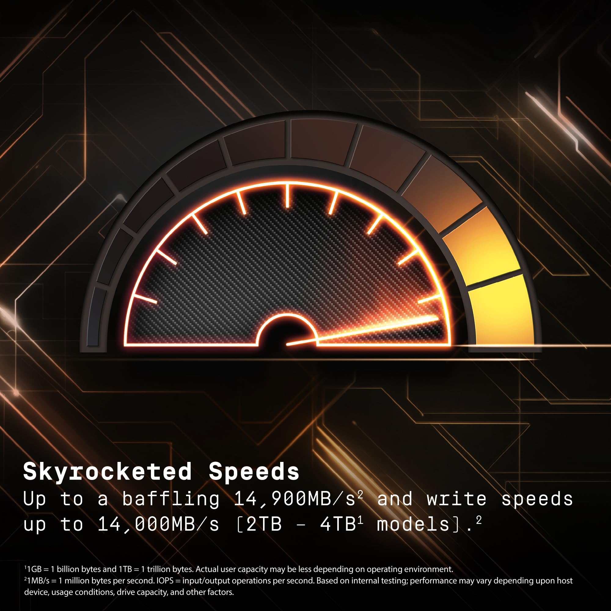 WD_BLACK 2TB SN8100 NVMe SSD Internal Solid State Drive - Gen 5 PCIe 5.0x4, M.2 2280, Seq. Read Speeds Up to 14,900 MB/s, Best for AI Applications, Gaming, and Video Editing - WDS200T1X0M