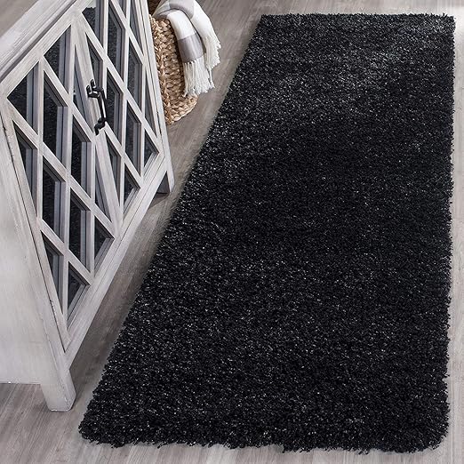 Arfa Home Carpet Super Modern Shag Area Silky Smooth Rugs Fluffy Rugs Anti-Skid Shaggy Area Rug,Bedroom(2 x 6) feet Size